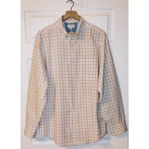 Men's Banana Republic Button-Up Plaid Dress Shirt (Size: XL - 17/17.5)